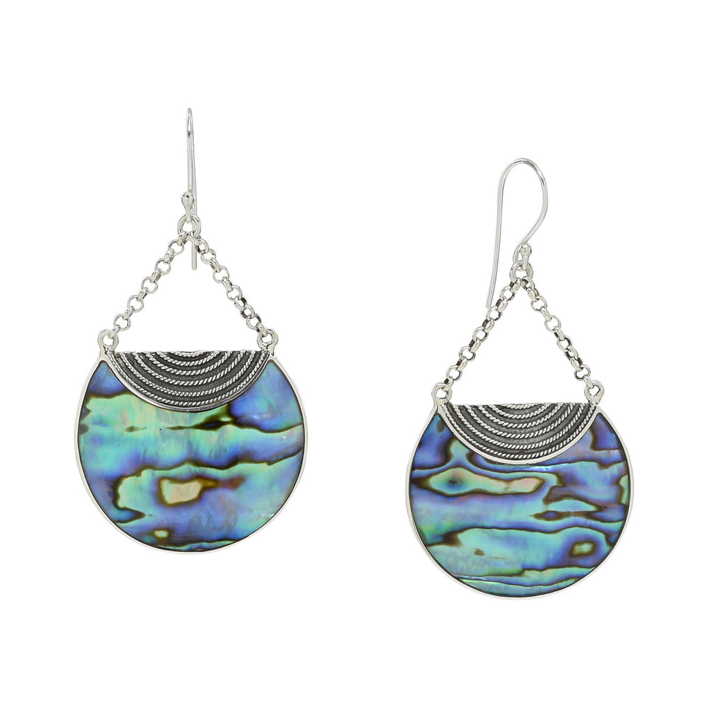 
            
                Load image into Gallery viewer, Luna Earrings in Abalone
            
        