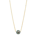 Treasure Island Necklace in Tahitian Pearl