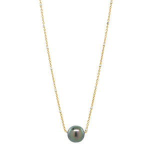 Treasure Island Necklace in Tahitian Pearl