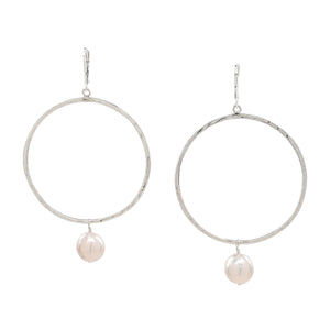 
            
                Load image into Gallery viewer, Freshwater Pearl Infinity Hoops
            
        