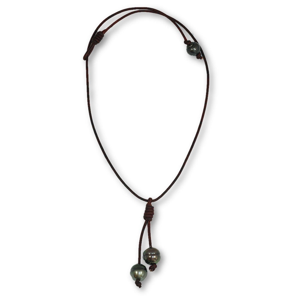 Catos Necklace in Tahitian Pearls