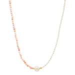 Pearl & Conch Shell Solitaire Necklace