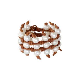 The Power Cuff in Freshwater Pearls -- Sea Lustre Jewelry - 2