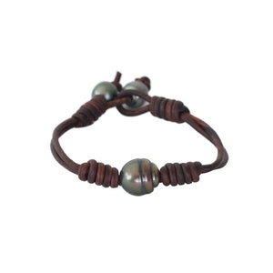 Tahitian Pearl Wrap Bracelet -- Sea Lustre Jewelry - 1
