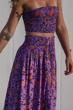 Sea Lustre Bandeau in Purple Crush