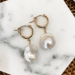 Classic Freshwater Pearl Hoops