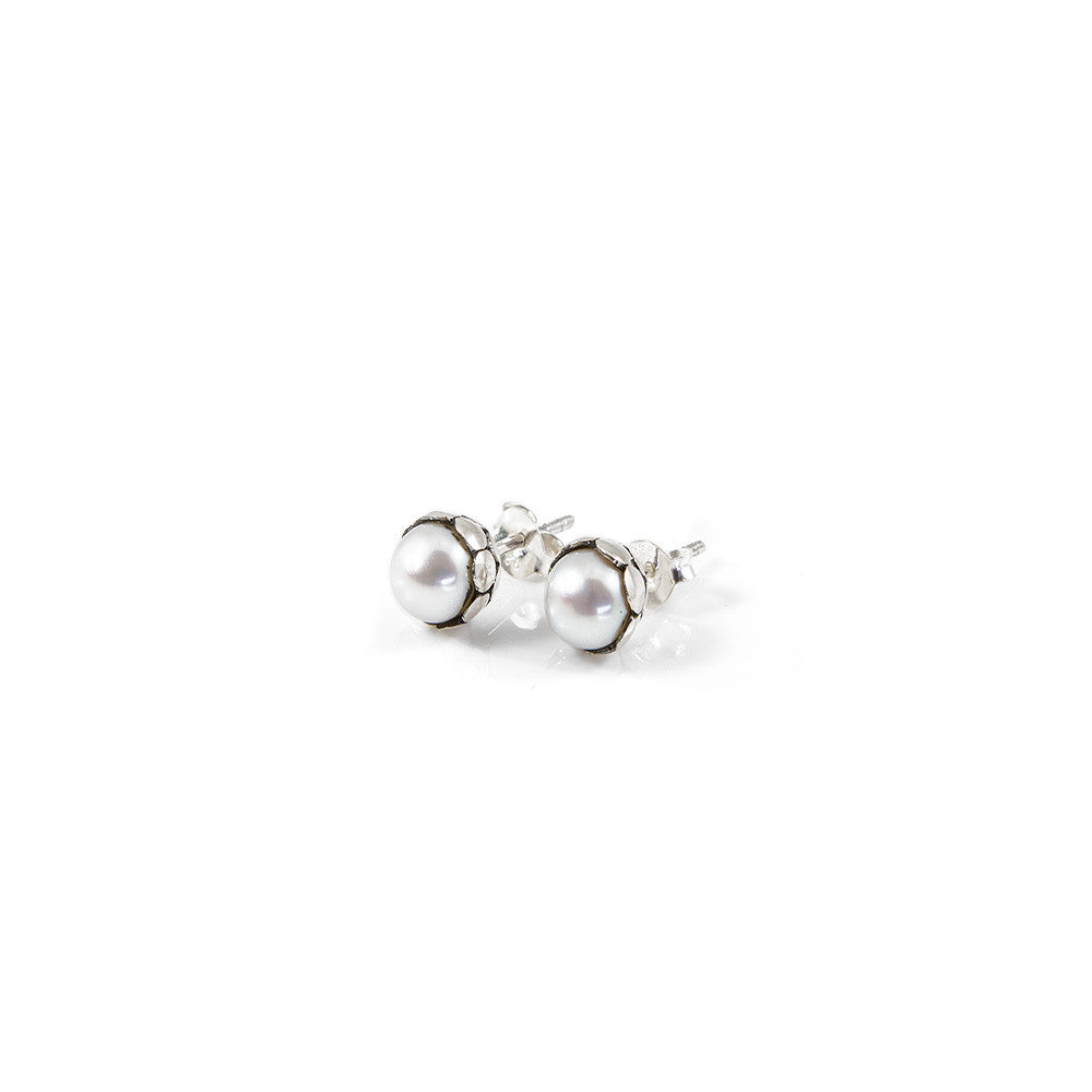 Lombok Freshwater Pearl Stud Earrings -- Sea Lustre Jewelry
