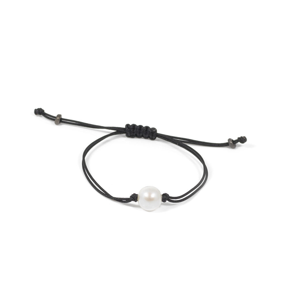 Freshwater Pearl Splash Bracelet in Black -- Sea Lustre Jewelry