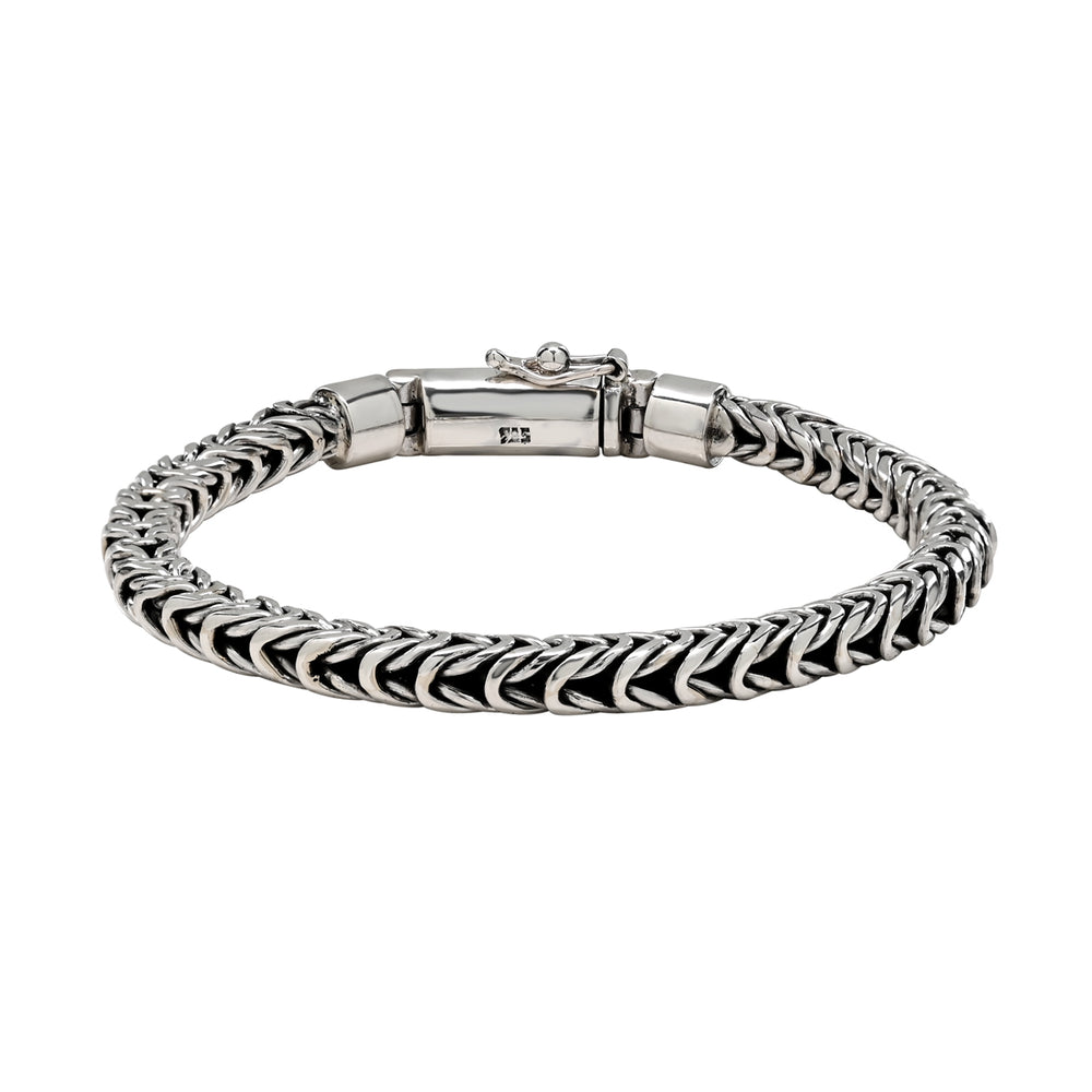 Sterling Silver Serpent Bracelet